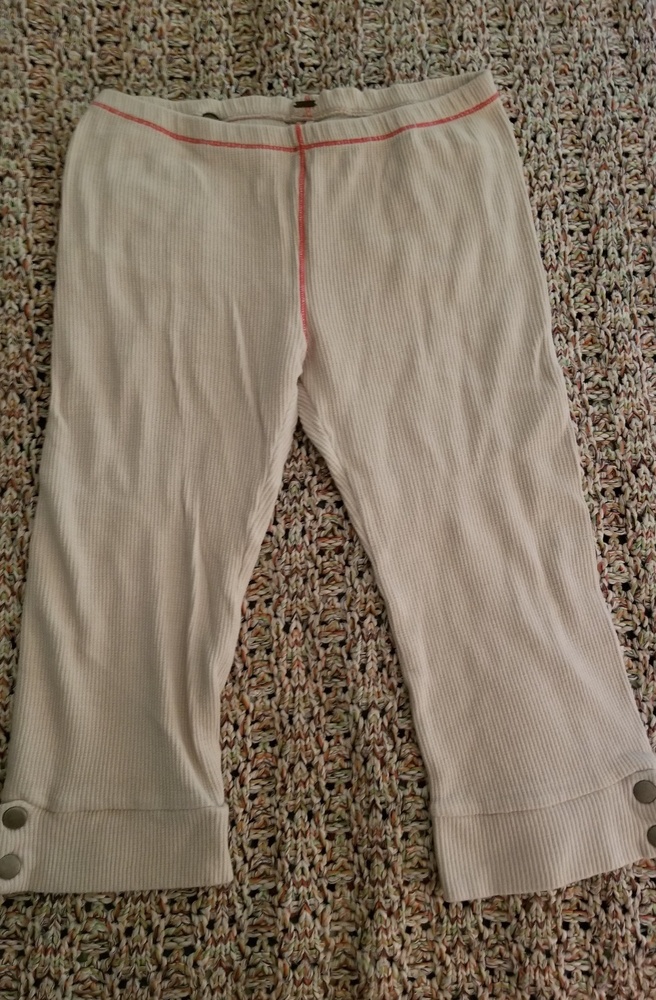 Free People Waffle Capri Leggings